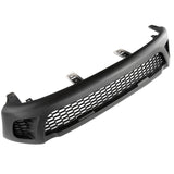 All Black Honeycomb Front Bumper Radiator Grille for Toyota Hilux 2016 - 2020