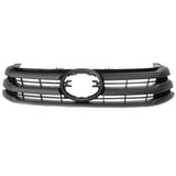 All Matt Black Front Bumper Radiator Grille for Toyota Hilux 2016 - 2020