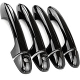 Toyota Hilux 2016 - 2024 Gloss Black Door Handle Covers Caps Set of 4