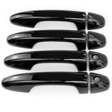 Toyota Hilux 2016 - 2024 Gloss Black Door Handle Covers Caps Set of 4