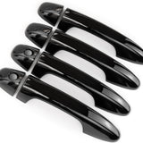 Toyota Hilux 2016 - 2024 Gloss Black Door Handle Covers Caps Set of 4
