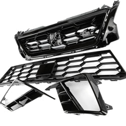 Custom All Gloss Black FR Grilles Kit for SEAT Ibiza mk5 2017 - 2025