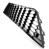 Gloss Black Front Lower Centre and Fog Light Grilles Kit for Seat Leon FR 2017 - 2020