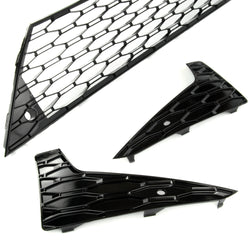 Custom All Gloss Black Lower Grilles Kit for SEAT Leon FR mk3 2013 - 2017