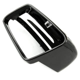 Black Wing Mirror Cover Left Passenger Side for Mercedes A B C E S CLA GLA