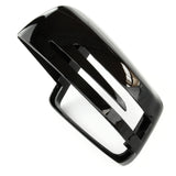 Black Wing Mirror Cover Left Passenger Side for Mercedes A B C E S CLA GLA