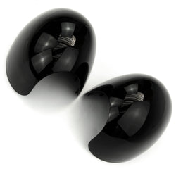 Gloss Black Door Wing Mirror Covers Caps for Mini R55 R56 R57 R60 R61