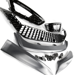 Ford Focus MK3 Zetec S ST-Line Front Bumper Lower Centre Grilles Fogs & Skirts Conversion Kit