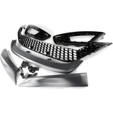 Ford Focus MK3 Zetec S ST-Line Front Bumper Lower Centre Grilles Fogs & Skirts Conversion Kit