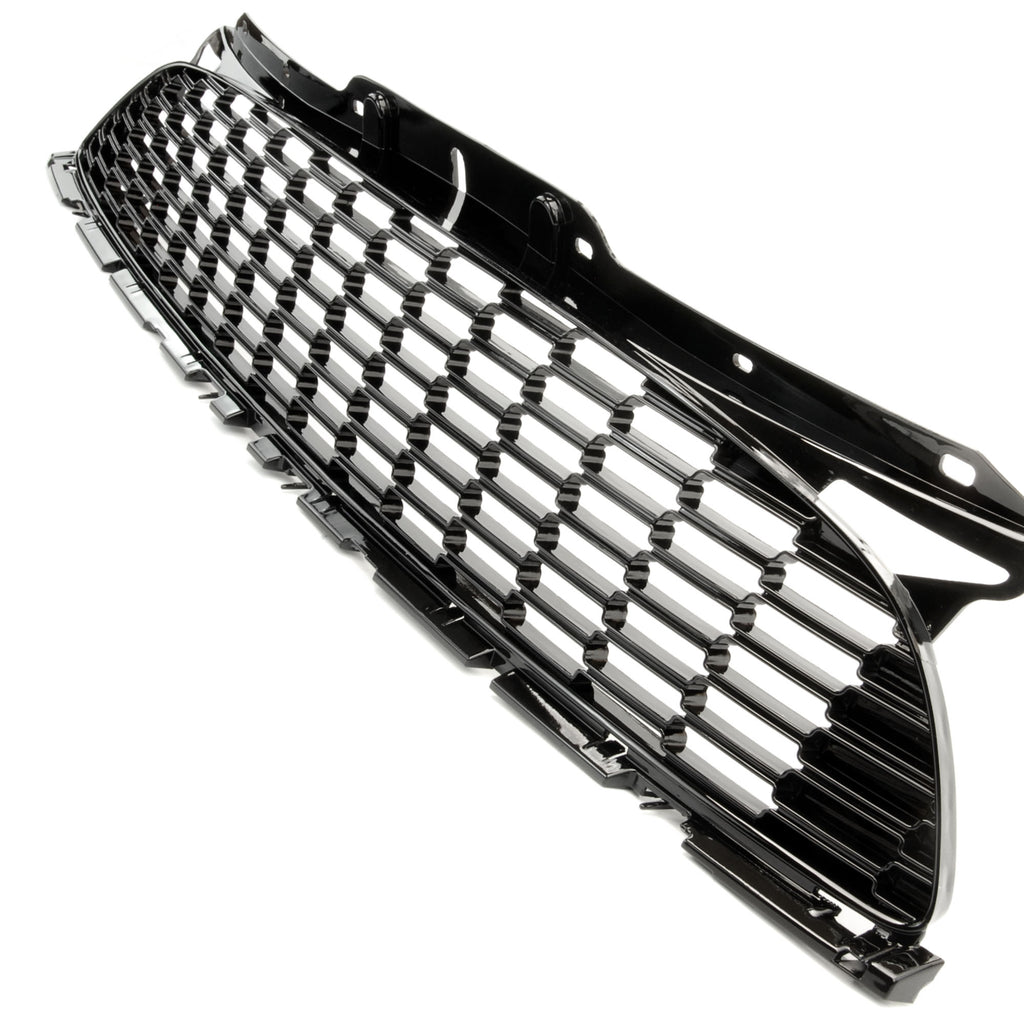Gloss Black Front Grille for Mini R56 JCW John Cooper Works & Cooper S ...