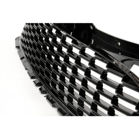 Gloss Black Front Grille for Mini R56 JCW John Cooper Works & Cooper S ...
