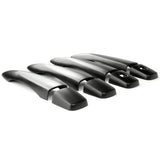 Matt Black Door Handle Styling Covers Caps Pair Left Right for Nissan Navara 16-21