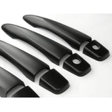 Matt Black Door Handle Styling Covers Caps Pair Left Right for Nissan Navara 16-21