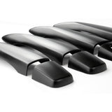 Matt Black Door Handle Styling Covers Caps Pair Left Right for Nissan Navara 16-21