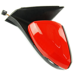 Red Complete Door Wing Mirror Left Passenger Side to Fit VW Polo mk6 2018 - 2024
