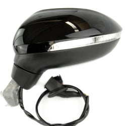 Black LC9X Complete Full Door Wing Mirror Left Side for VW Passat B8
