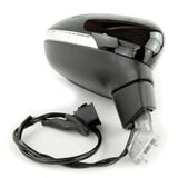 Black LC9X Complete Full Door Wing Mirror Right Side for VW Passat B8