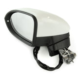 Pure White LC9A Complete Full Door Wing Mirror Left Side for VW Passat B8