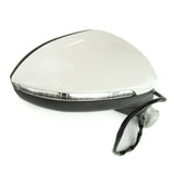 Pure White LC9A Complete Full Door Wing Mirror Right Side for VW Passat B8