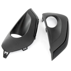 Front Bumper Fog Light Grilles Surrounds Left Right Side Pair Black for Peugeot 208 2015-2019