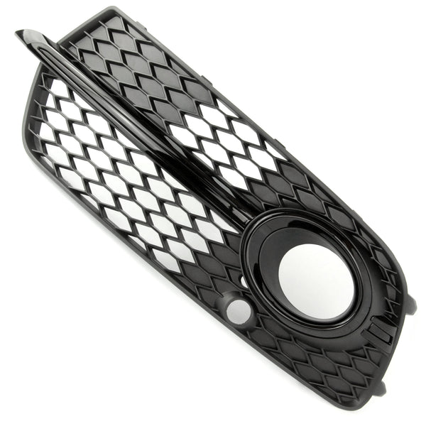 Audi Q5 S-Line 2013-2017 Black Edition Front Fog Light Grille Left Passenger Side