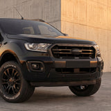 Ford Ranger Black Grille Smoked Badge Covers Front Rear Pair Gloss Emblem T6