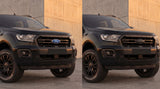 Ford Ranger Black Grille Smoked Badge Covers Front Rear Pair Gloss Emblem T6
