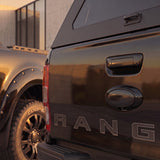Ford Ranger Black Grille Smoked Badge Covers Front Rear Pair Gloss Emblem T6