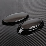 Ford Ranger Black Grille Smoked Badge Covers Front Rear Pair Gloss Emblem T6