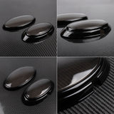 Ford Ranger Black Grille Smoked Badge Covers Front Rear Pair Gloss Emblem T6
