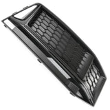 Audi S4 B9 2015-2019 Black Front Bumper Grille Right Drivers Side A4