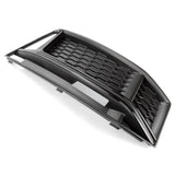 Audi S4 B9 2015-2019 Black Front Bumper Grille Right Drivers Side A4