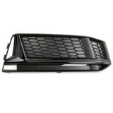 Audi S4 B9 2015-2019 Black Front Bumper Grille Right Drivers Side A4