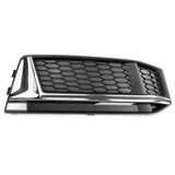 Audi S4 B9 2015-2019 Front Bumper Grille Silver Chrome Right Drivers Side A4
