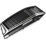 Audi S4 B9 2015-2019 Front Bumper Grille Silver Chrome Right Drivers Side A4