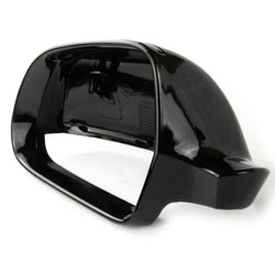 Gloss Black Painted Door Wing Mirror Cover Left Passenger Side to fit Skoda Octavia mk2