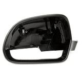 Gloss Black Painted Door Wing Mirror Cover Left Passenger Side to fit Skoda Octavia mk2