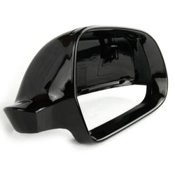 Gloss Black Painted Door Wing Mirror Cover Right Drivers Side to fit Skoda Octavia mk2