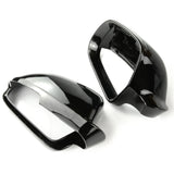 Gloss Black Painted Door Wing Mirror Covers Pair Left Right Side to fit Skoda Octavia mk2