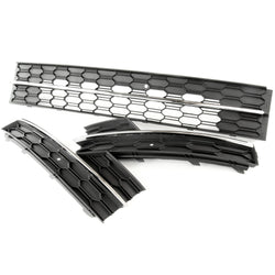 Skoda Octavia mk3 Facelift Front Lower Bumper Grilles Fog Light Covers Left Right Centre