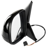 VW Transporter T5 Black Full Complete Door Wing Mirror Left Side Painted