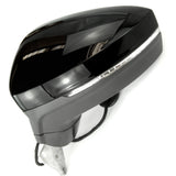Black Complete Full Door Wing Mirror Left Passenger Side for VW Tiguan mk2