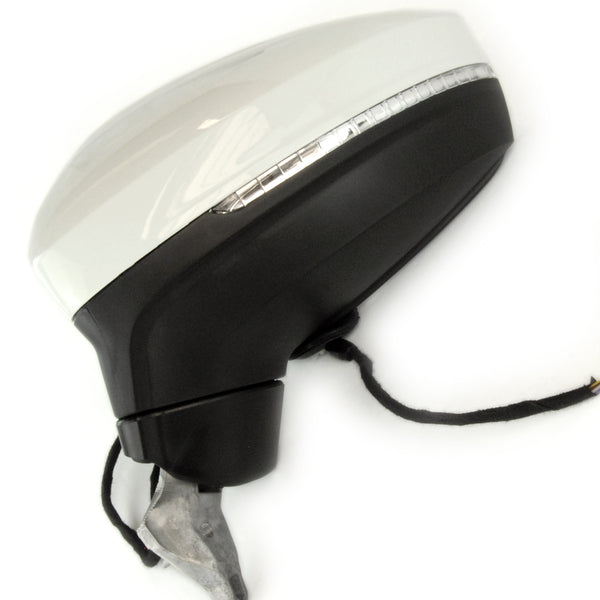 Pure White Complete Full Door Wing Mirror Left Side for VW Tiguan mk2