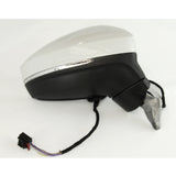 Pure White Complete Full Door Wing Mirror Right Side for VW Tiguan mk2