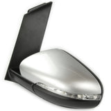 Reflex Silver Full Door Wing Mirror Left Passenger Side for VW Touran 2010-15