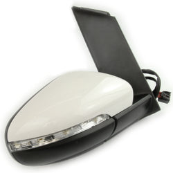 White Full Door Wing Mirror Right Drivers Side for VW Touran 2010-15