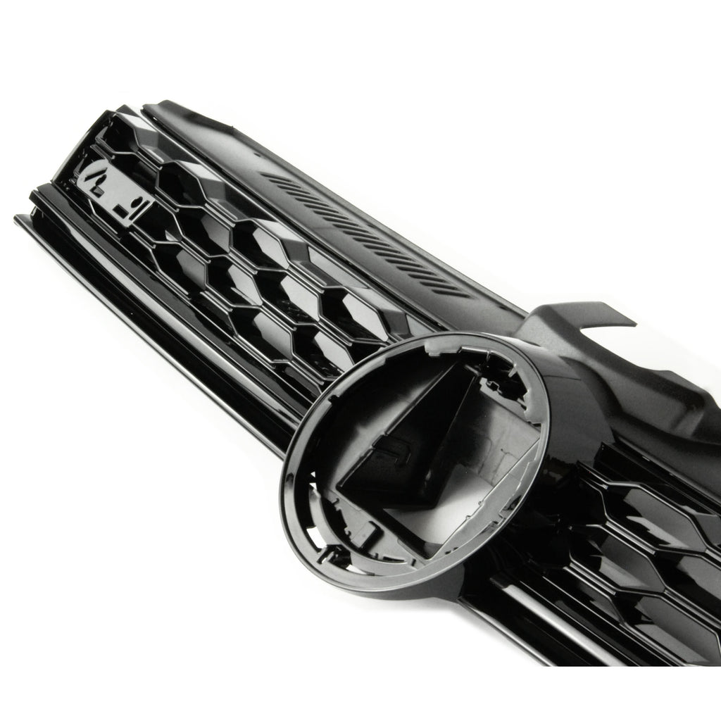 All Gloss Black GTI Style Honeycomb Front Grille for VW Golf mk7.5 Fac ...