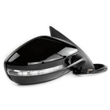 Painted Black Full Door Wing Mirror Right Drivers Side for VW Passat B7