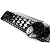 All Gloss Black VW Polo 6r 6c 2014> GTI Style Honeycomb Front Grille