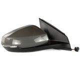 Grey Complete Door Wing Mirror Right Drivers Side to Fit VW Polo mk6 2018 - 2024